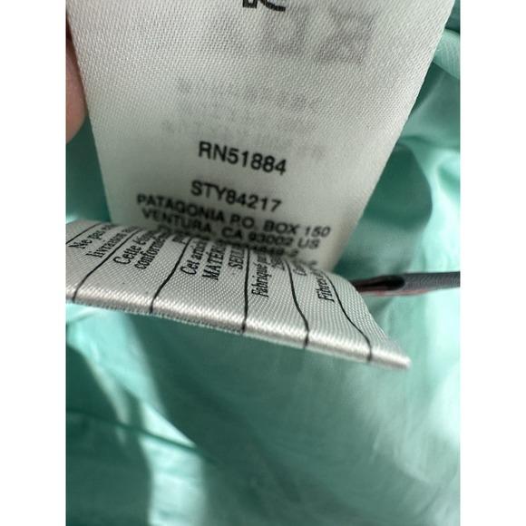 Patagonia Nano Puff Jacket Women Size Small Teal Full Zip 84217 Puffer Primaloft - Picture 9 of 9